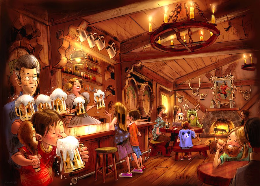 Gaston Tavern Backdrop: A Detailed Guide to Designing and Using This Iconic Setting